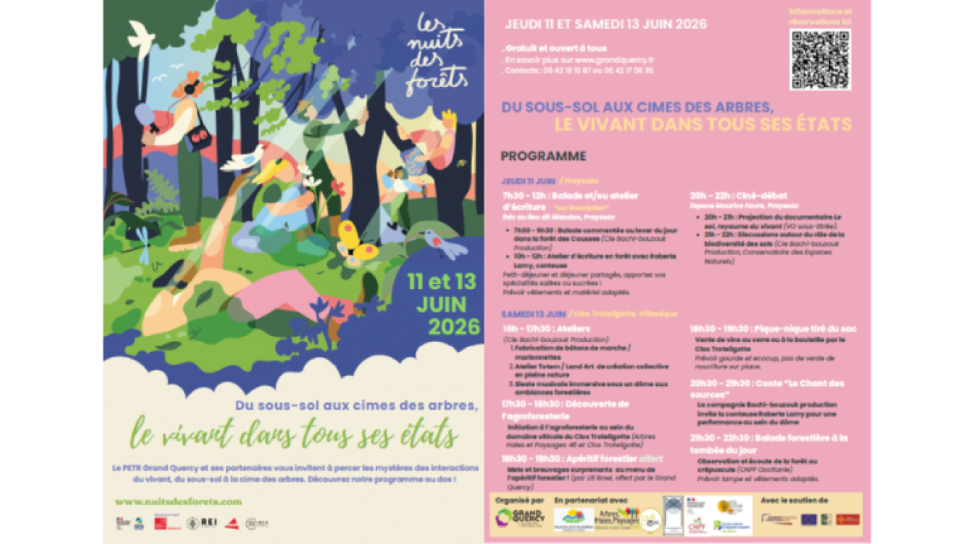 flyer Nuit des forêts