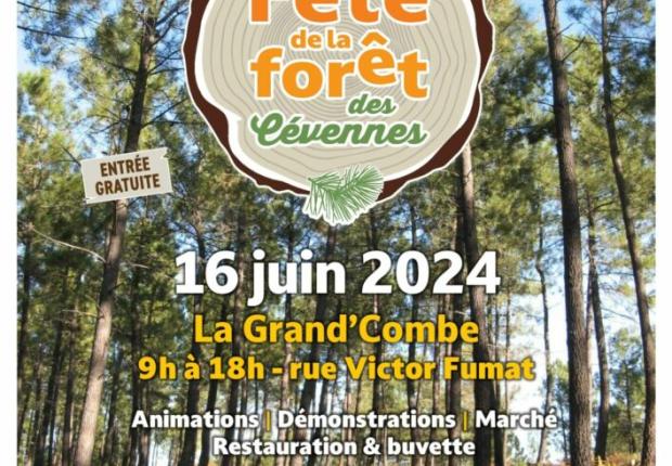 affiche fête de la forêt