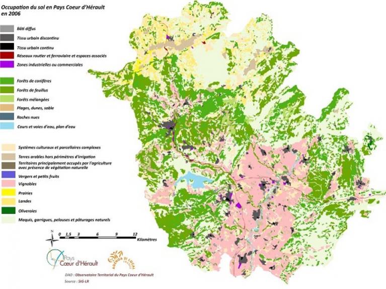 carte de la CFT du coeur d'Hérault